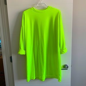Neon Sweater Dress (Missguided)